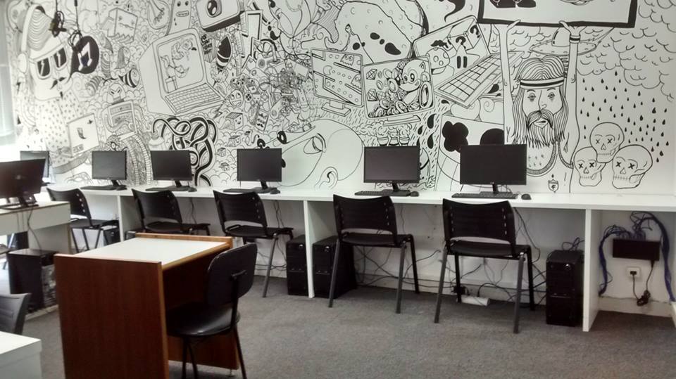 Sala de aula na Casa Taiguara de Cultura - Foto: reprodução Facebook