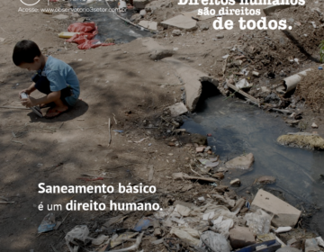 Campanha Direitos Humanos saneamento