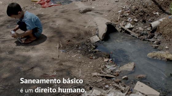 Campanha Direitos Humanos saneamento