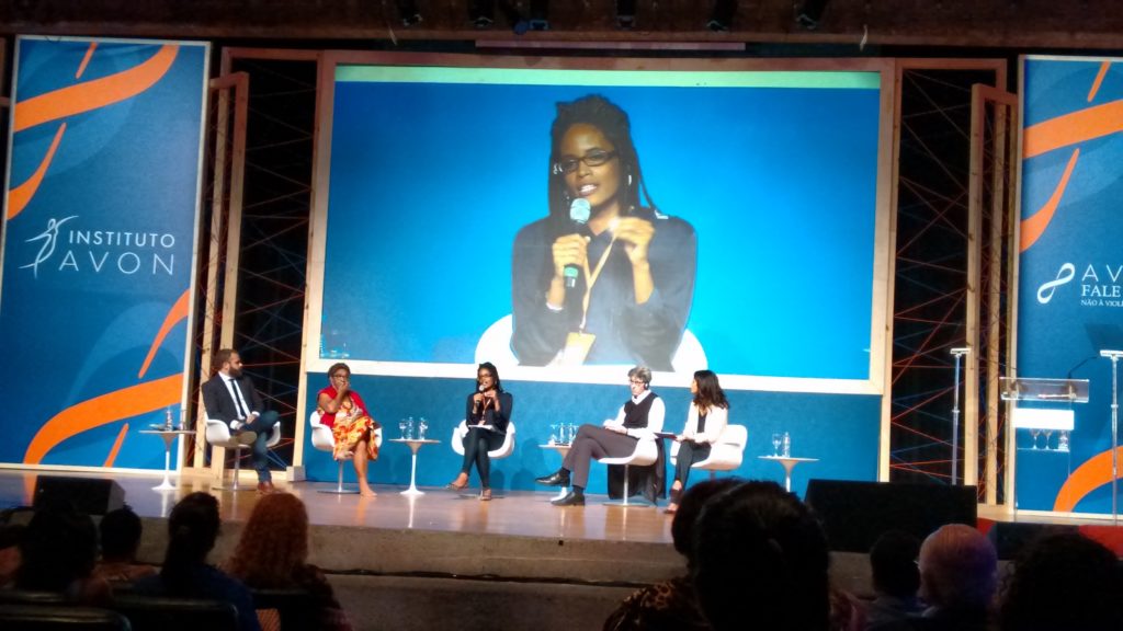 Djamila Ribeiro, pesquisadora na área de Filosofia Política, professora (FESPSP) e secretária-adjunta da Secretaria de Direitos Humanos e Cidadania de São Paulo, foi uma das participantes do evento - Crédito da imagem: Josilene Rocha