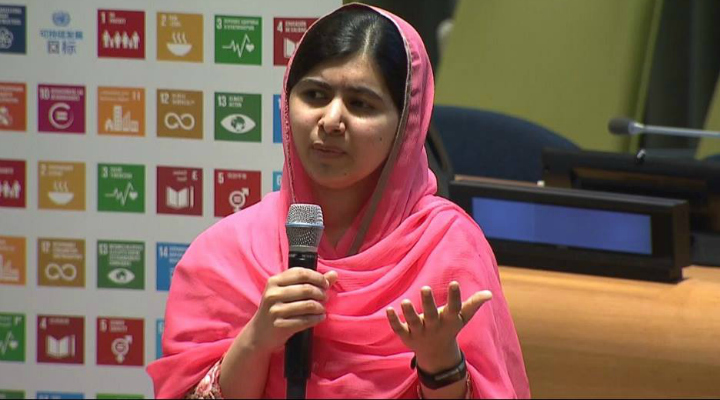 ONU nomeia Malala Yousafzai como Mensageira da Paz