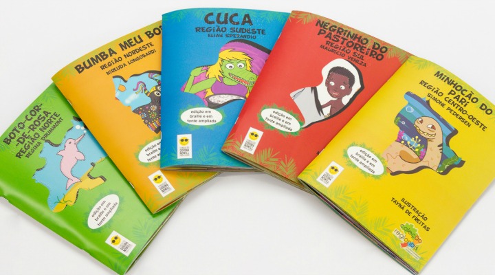 Livros para pessoas com deficiência visual abordam diversidade