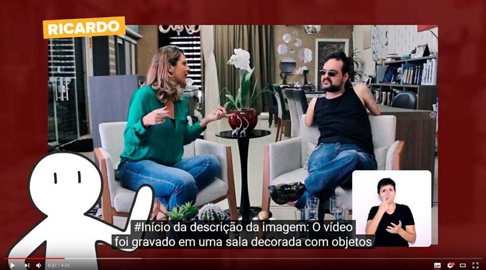 Canal no YouTube fala sobre inclusão de pessoas com deficiência