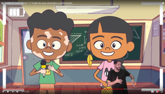 Direitos da infância são ensinados em vídeos de maneira inclusiva