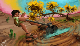 Jogo brasileiro apresenta mulher negra e nordestina como heroína