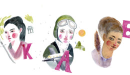 Livro infantil traz alfabeto ilustrado com mulheres pioneiras
