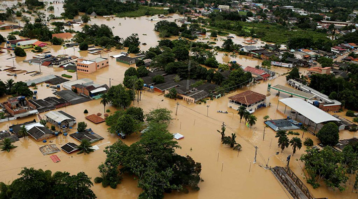 Brasil está entre os 15 países com maior risco de inundações no mundo