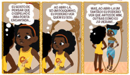 Escritora faz tirinhas sobre cultura negra e empoderamento