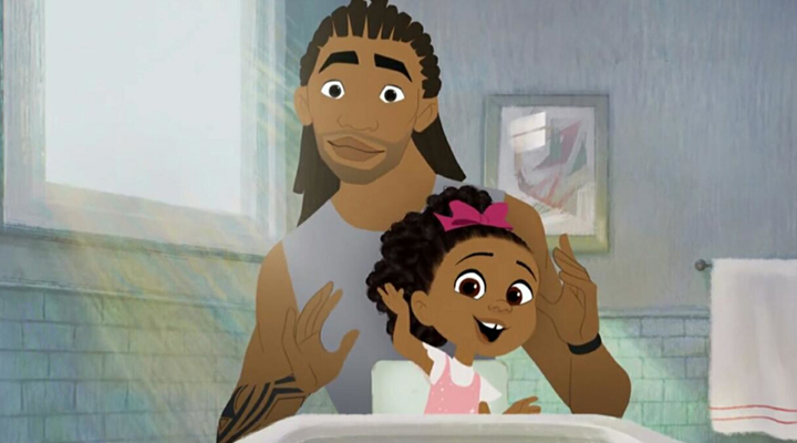 Animação indicada ao Oscar 2020 fala sobre amor e cabelo afro