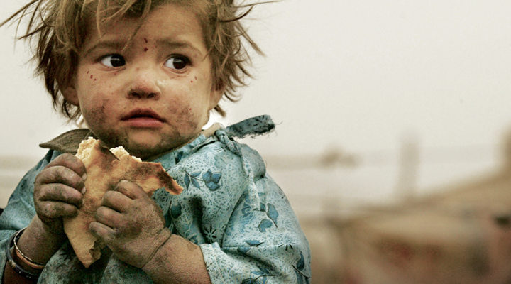 1 em cada 2 crianças menores de 5 anos sofre de fome oculta no mundo
