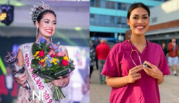 Miss Inglaterra volta a atuar como médica para lutar contra a pandemia