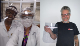 Empresário faz e doa máscaras contra Covid-19 para hospitais em SP