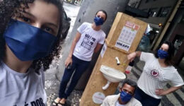 RJ: engenheira cria pia itinerante para pessoas que vivem nas ruas