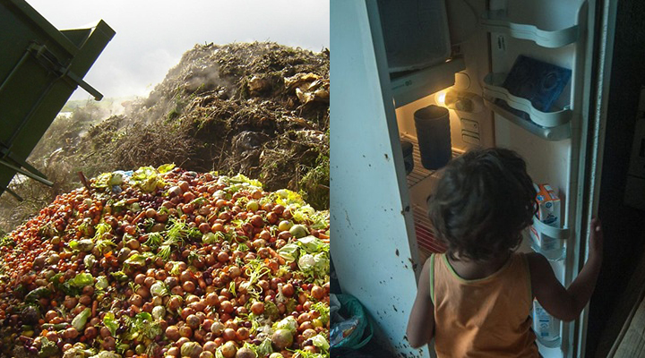 Enquanto 10 milhões passam fome, Brasil joga toneladas de comida no lixo