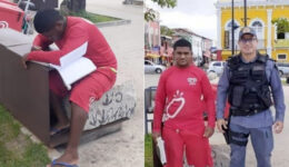 Vendedor de picolé ganha curso após emocionar policial