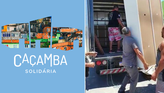 RJ: Caçamba Solidária reúne materiais e realiza obras em comunidades
