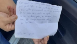 Mãe denuncia violência doméstica através de bilhete na escola do filho