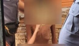 Crueldade: criança mantida amarrada no barril por pai não recebia comida