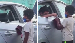 Meninos de realidades diferentes fazem amizade no trânsito e viralizam
