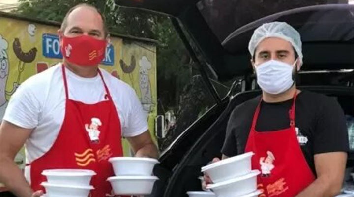 Chefs se unem para alimentar pessoas em situação de rua no Ceará