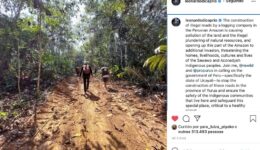 Leonardo DiCaprio denuncia estrada ilegal que ameaça indígenas no Acre