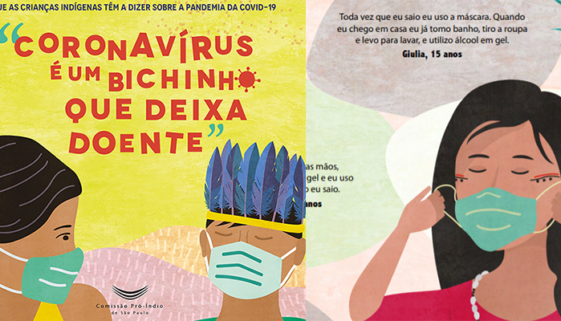 Livro mostra como as crianças indígenas vivenciam a pandemia