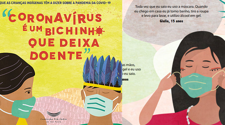 Livro mostra como as crianças indígenas vivenciam a pandemia