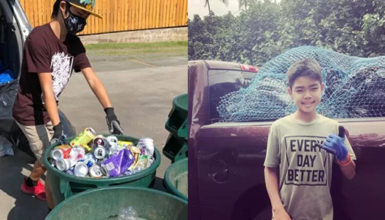 Adolescente recicla lixo para pagar bolsa de estudo a outros jovens