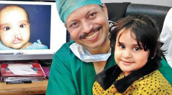 Médico já fez 32 mil cirurgias gratuitas em crianças com lábio leporino