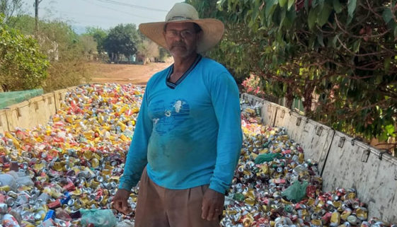 Catador de recicláveis doa R$ 140 mil para hospital