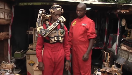 inventores do Quênia criam braço robótico controlado pela mente