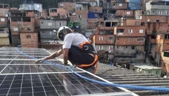 Favela do interior de SP irá produzir a própria energia com placas solares