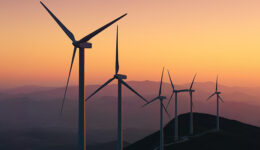 renewable energy with wind turbines