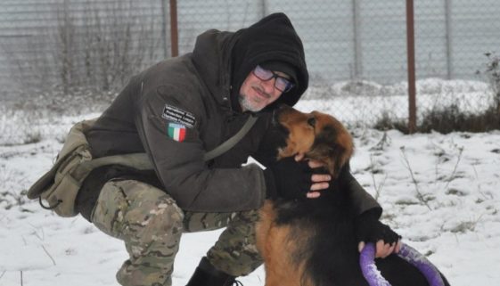 Ucrânia: homem que cuida de 400 animais se recusa a abandoná-los