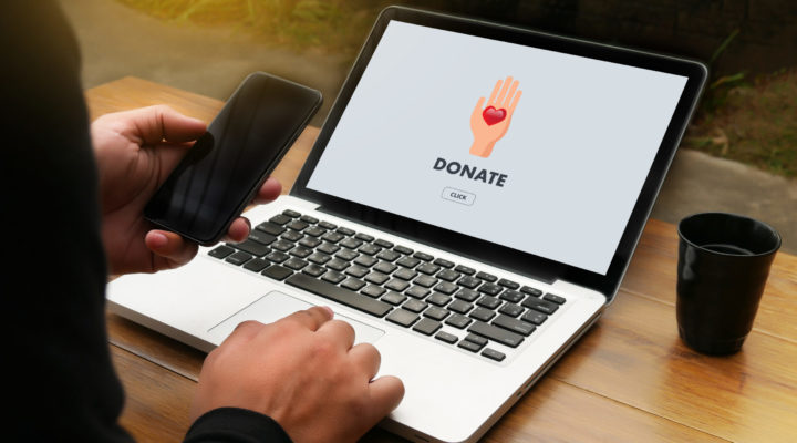 doações digitais