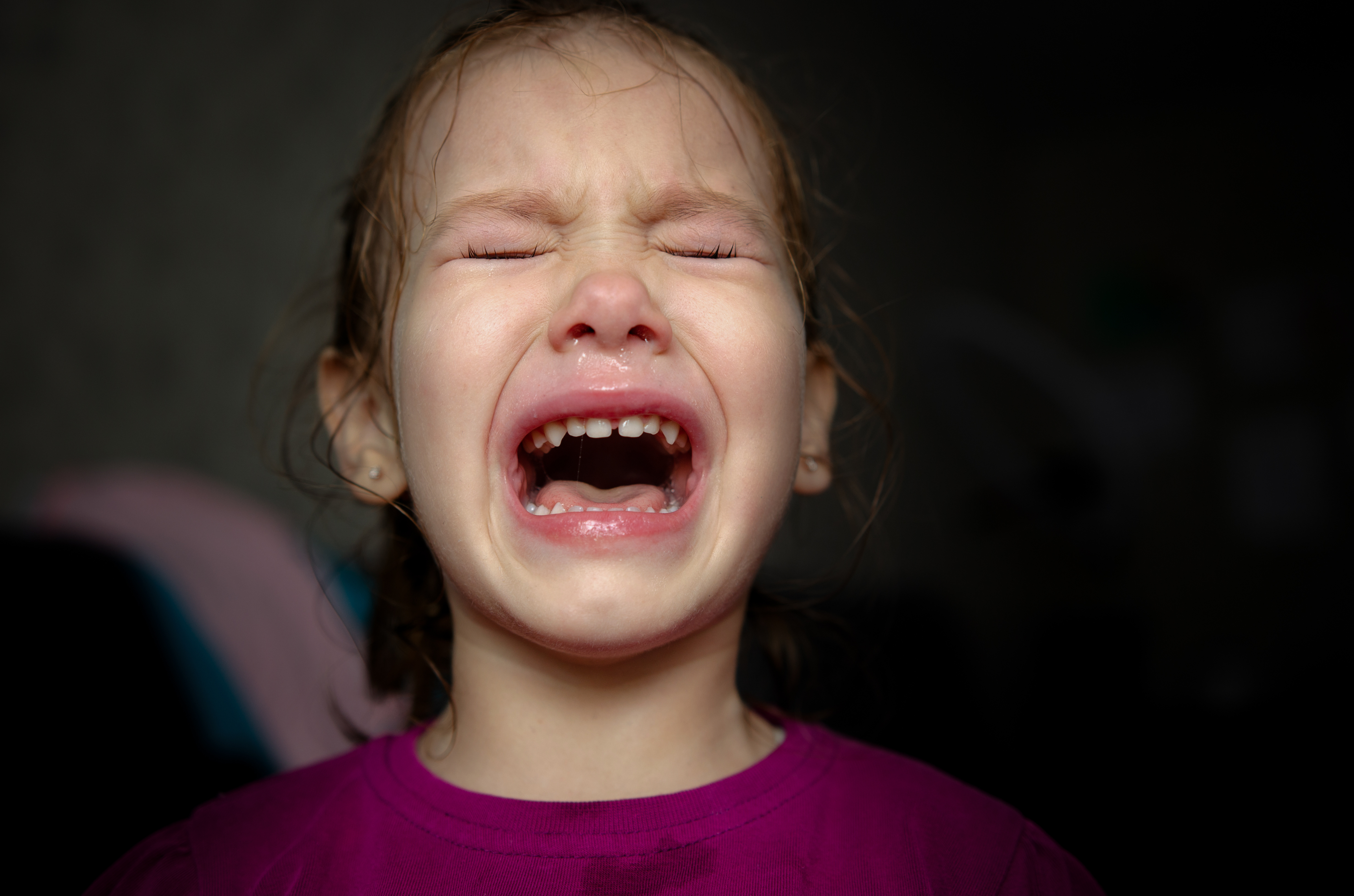 criança chorando