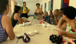 oficina de costura - mulheres do morro PAC
