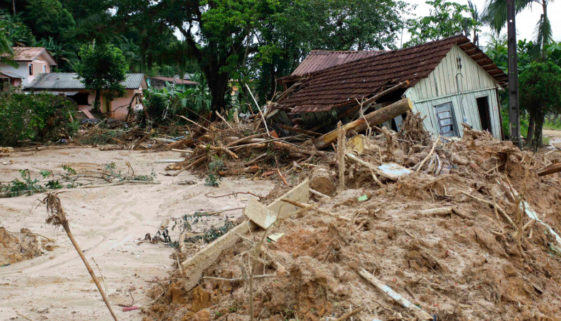 Desastres naturais atingiram 93% dos municípios no Brasil
