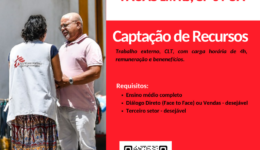 Médicos Sem Fronteiras abre vagas para captadores de recursos