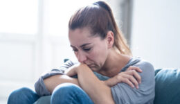 Young woman suffering from depression