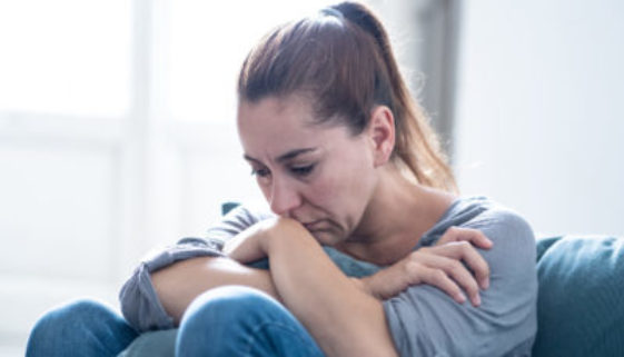 Young woman suffering from depression
