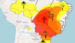 Inmet emite alerta vermelho de grande perigo para nove estados