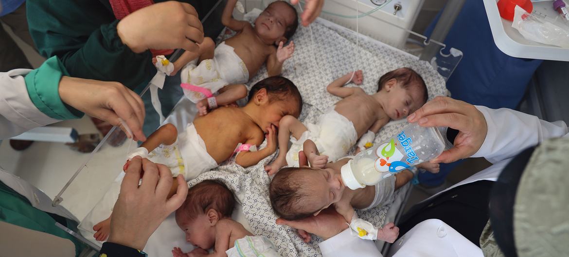 UNICEF: muitos dos bebês que nasceram em Gaza podem morrer