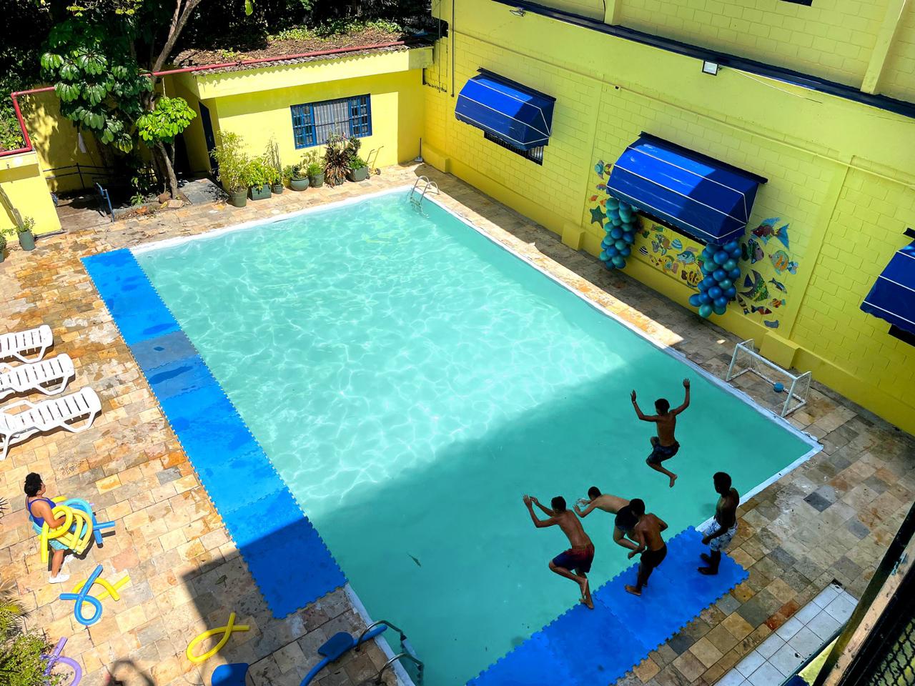 Argapool reforma piscina da ONG Casa do Zezinho em menos de 24h