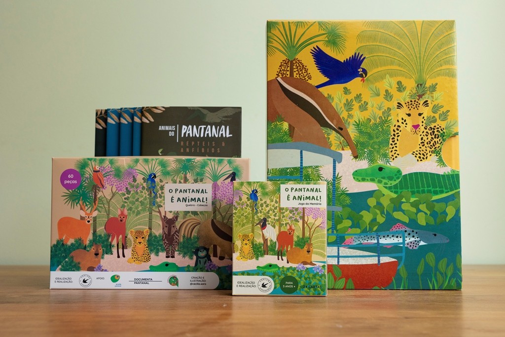 Coleção Vozes do Pantanal apresenta ao público infantil a exuberante fauna do bioma