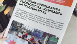 Rede Muda Mundo realiza o Programa Pause e oferece ajuda emocional aos voluntários do Rio Grande do Sul