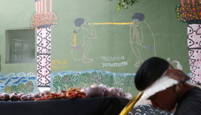 Contação de lendas no Museu das Culturas Indígenas neste dia das bruxas