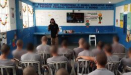 Projeto social leva arte e esporte para Fundação Casa, em Mongaguá