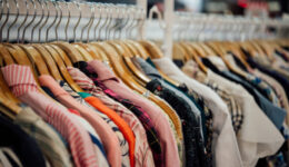Shop for clothing,Clothes shop on hanger at the modern shop bout