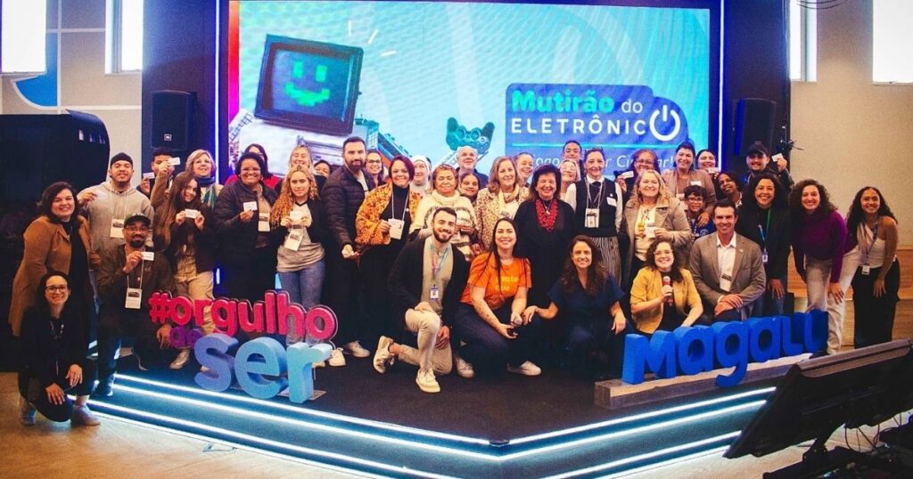 Parceria entre Magalu e Movimento Circular promove Mutirão do Eletrônico